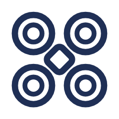 Carries four drinks icon
