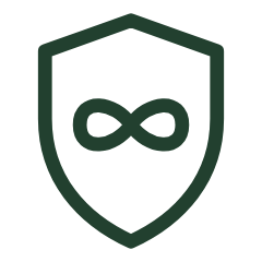 Lifetime guarantee icon
