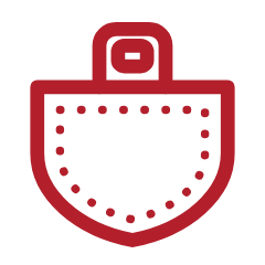Pocket-sized icon